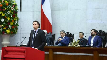 Congreso chileno, presidente de la cámara, Vlado Mirósevic. Foto: Twitter @vladomirosevic