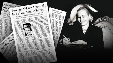 Eva Perón en los diarios de Estados Unidos
