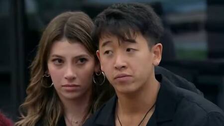 Martin Ku y su novia Marisol. Fuente: X