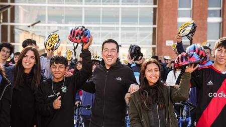 Se realizó la Segunda Bicicleteada Familiar en Malvinas Argentinas.
