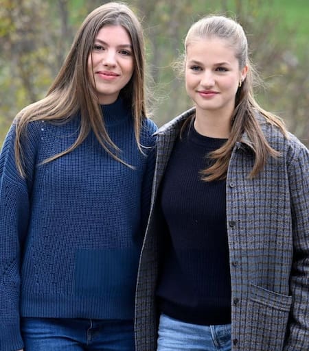Infanta Sofía y la princesa Leonor de España. Foto: Instagram / infanta_sofia_oficial.