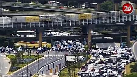 Cortes y piquetes - Centro de Buenos Aires