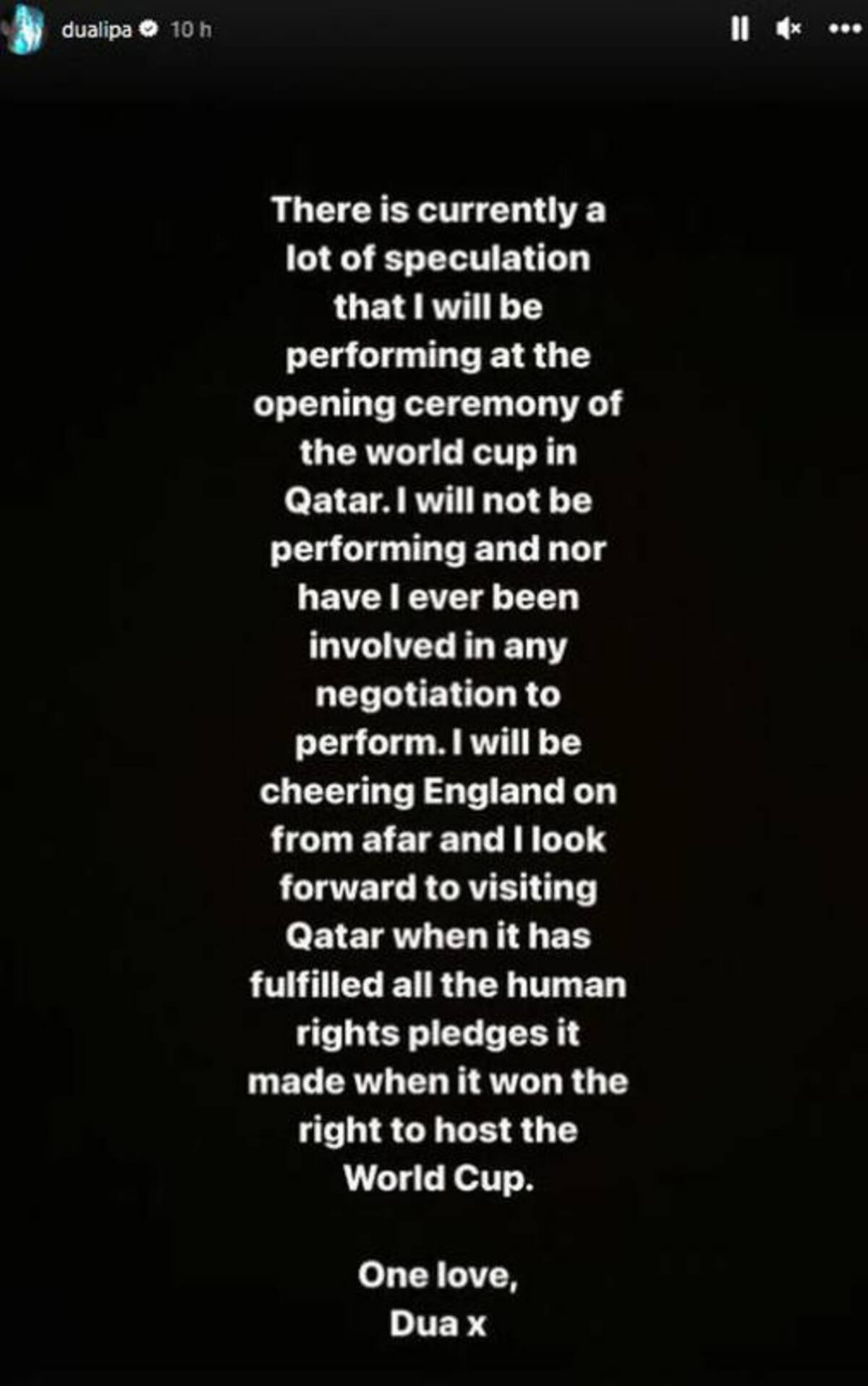 La historia de Dua Lipa. Foto: Instagram.