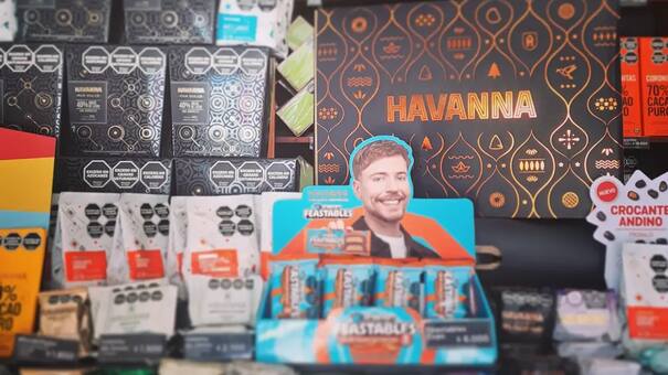 La colaboración más esperada: los bombones del youtuber más famoso del mundo llegaron a Havanna