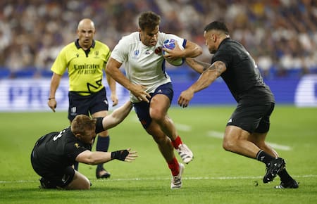 Francia vs. Nueva Zelanda. Foto: Reuters
