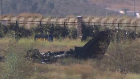 Accidente en avión privado en California. Foto: redes sociales