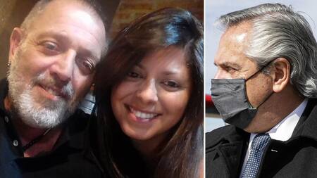 Pablo y Solange Musse, Alberto Fernández.