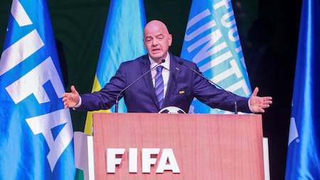 Gianni Infantino. Foto: REUTERS / Jean Bizimana