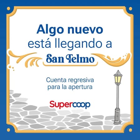 El adelanto del nuevo Supercoop de San Telmo. Foto: Instagram @supercoop.ar