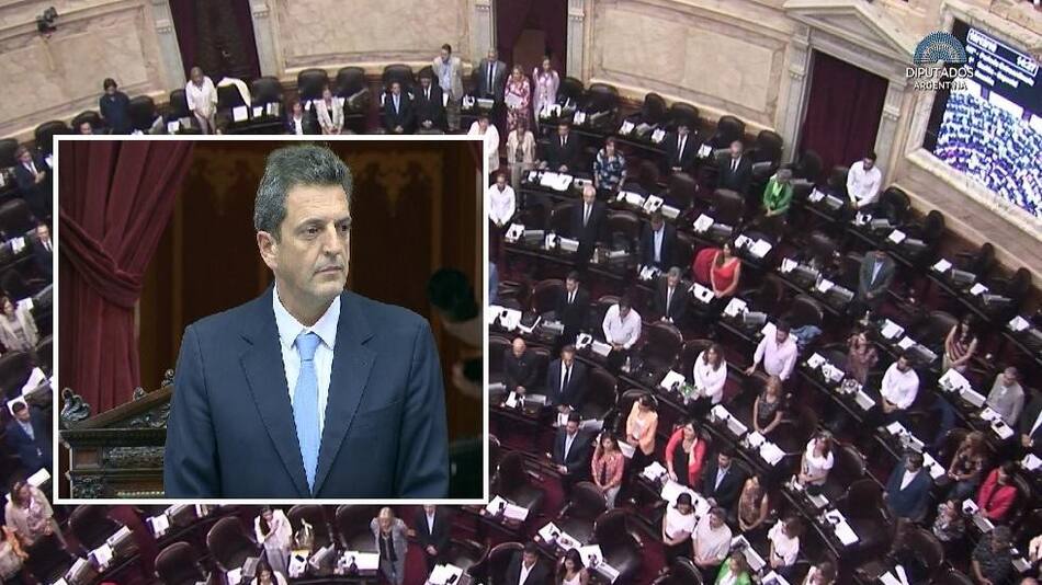 Sergio Massa, Cámara de Diputados, debate Ley de Emergencia Económica, YouTube, Diario 26