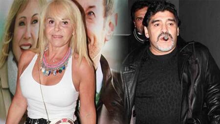 Claudia Villafañe y Diego Maradona