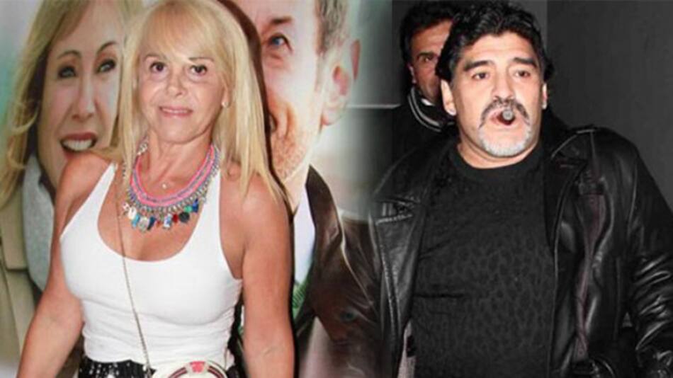 Claudia Villafañe y Diego Maradona