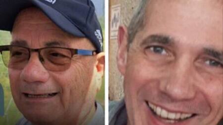 Fernando Simón Marman, de 61 años, y Norberto Luis Har, de 70, rehenes argentinos liberados. Foto: NA.