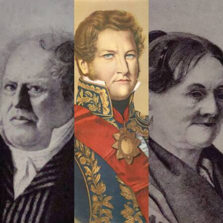 Rosas junto a sus padres