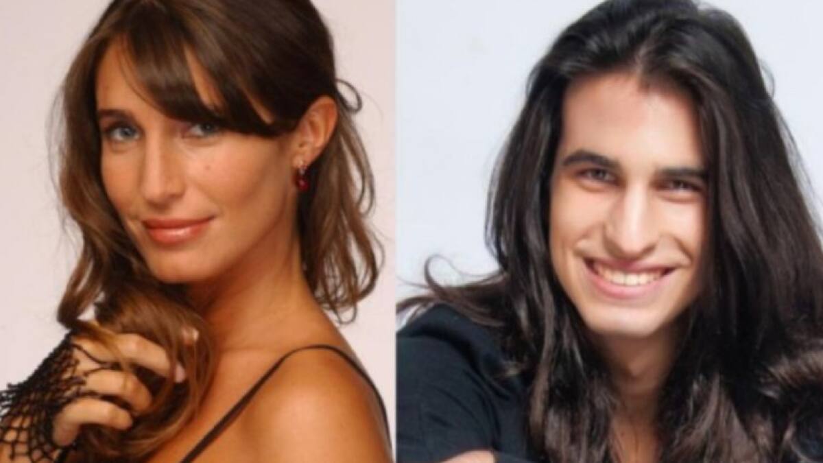 Romina Yan y su hijo, Franco Giordano. Foto: NA.