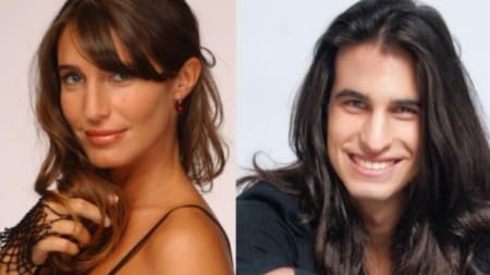 Romina Yan y su hijo, Franco Giordano. Foto: NA.