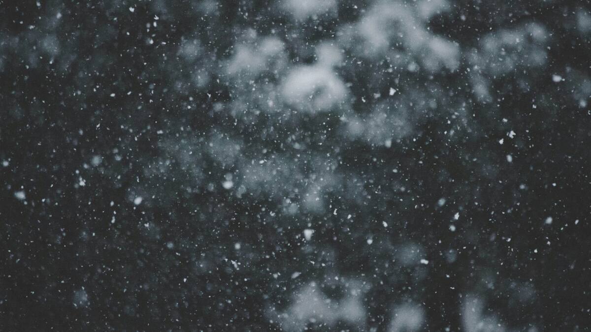 Nieve. Foto Unsplash.