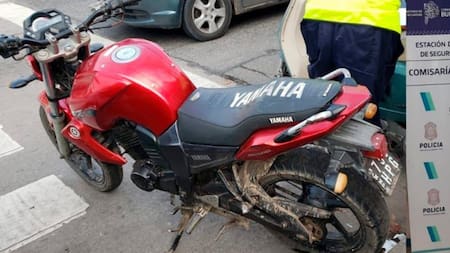 Secuestro de moto en Mar del Plata. Foto: NA.