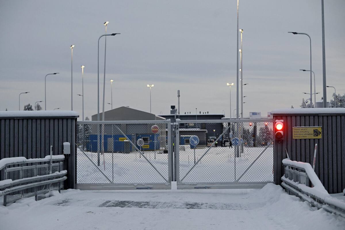 Frontera entre Finlandia y Rusia. Foto: Reuters.