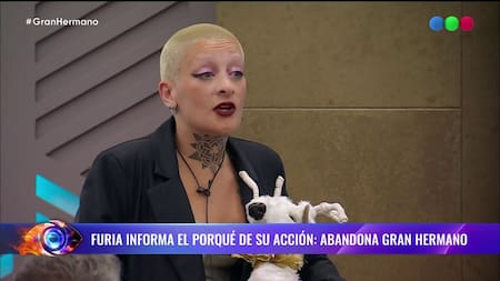 Furia abandonó Gran Hermano 2025 por decisión propia. Foto: captura.