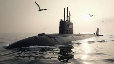 Estados Unidos desarrolla un nuevo submarino. Foto: IA Freepik