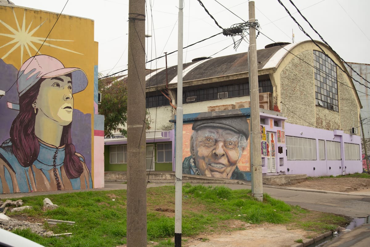 Murales en Isla Maciel, Avellaneda.