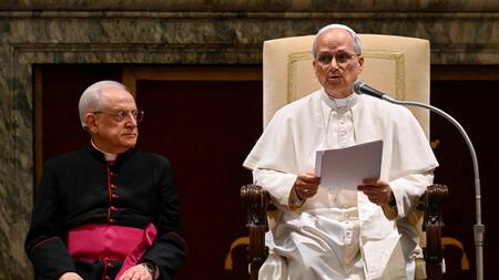 El papa León XIV. Foto: Reuters/Vatican Media/Simone Risoluti.