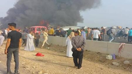Accidente fatal en Egipto: Foto: Redes Sociales.