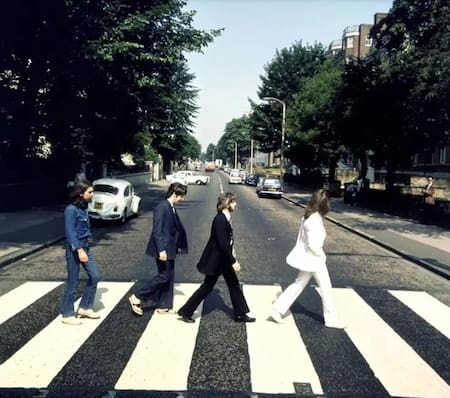 Foto alternativa para la portada de Abbey Road. Foto: IG