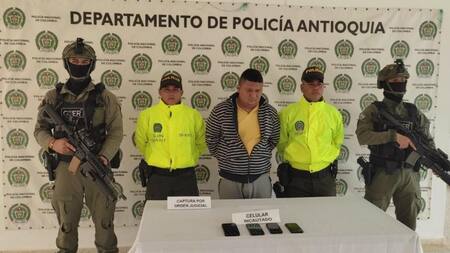 Detención de Norveis Contreras Ramos. Foto: Policía Nacional