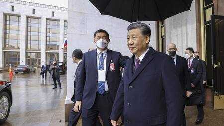 Xi Jinping en Rusia. Foto: EFE.
