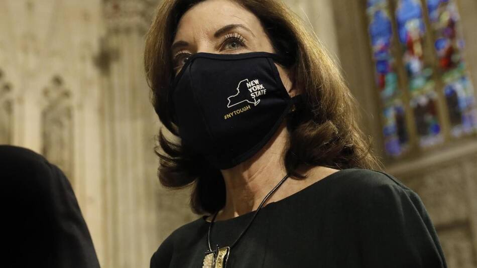 La demócrata Kathy Hochul, actual gobernadora de Nueva York