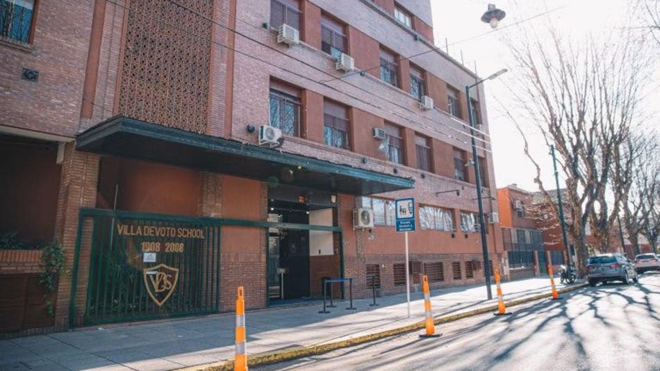 Una de las amenazas fueron en el Villa Devoto School. Foto: NA.