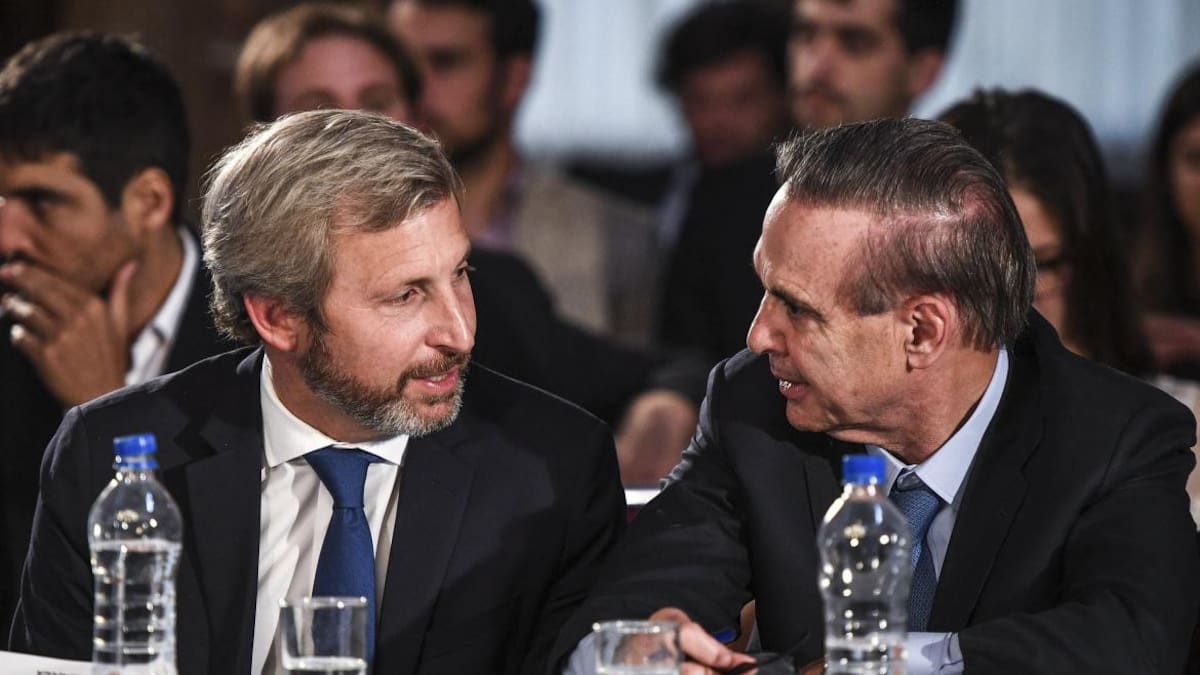 Rogelio Frigerio y Miguel Angel Pichetto (NA)