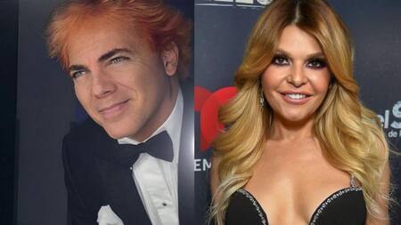 Itatí Cantoral y Cristian Castro. Foto: Instagram