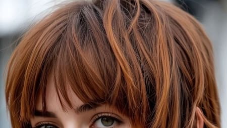 Corte de pelo Shaggy corto.