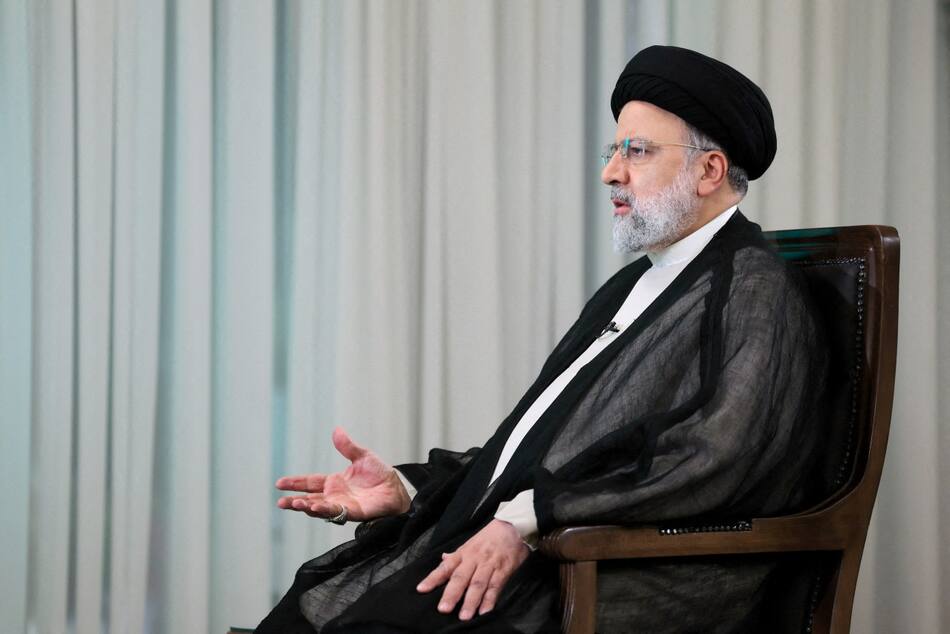 Ebrahim Raisí, presidente de Irán. Foto: Reuters.