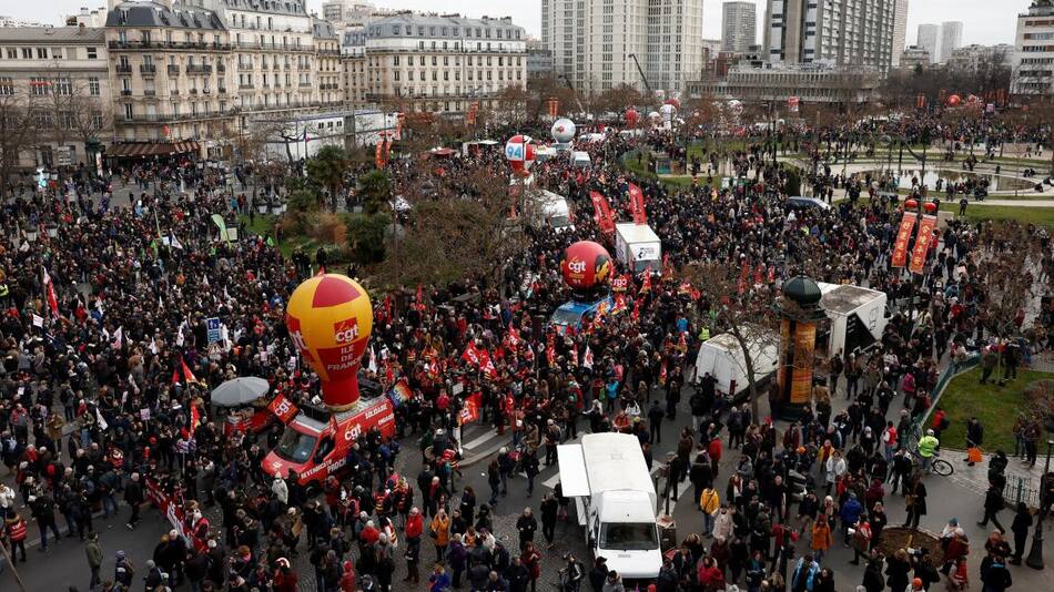 Protestas en Francia contra la reforma jubilatoria_Reuters