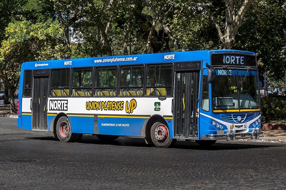 El servicio Norte de los colectivos de La Plata.
