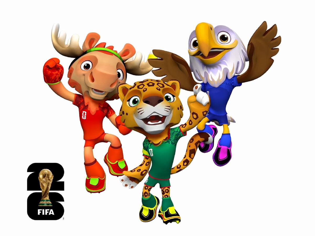 Maple, Zayu y Clutch, las mascotas oficiales del Mundial 2026.