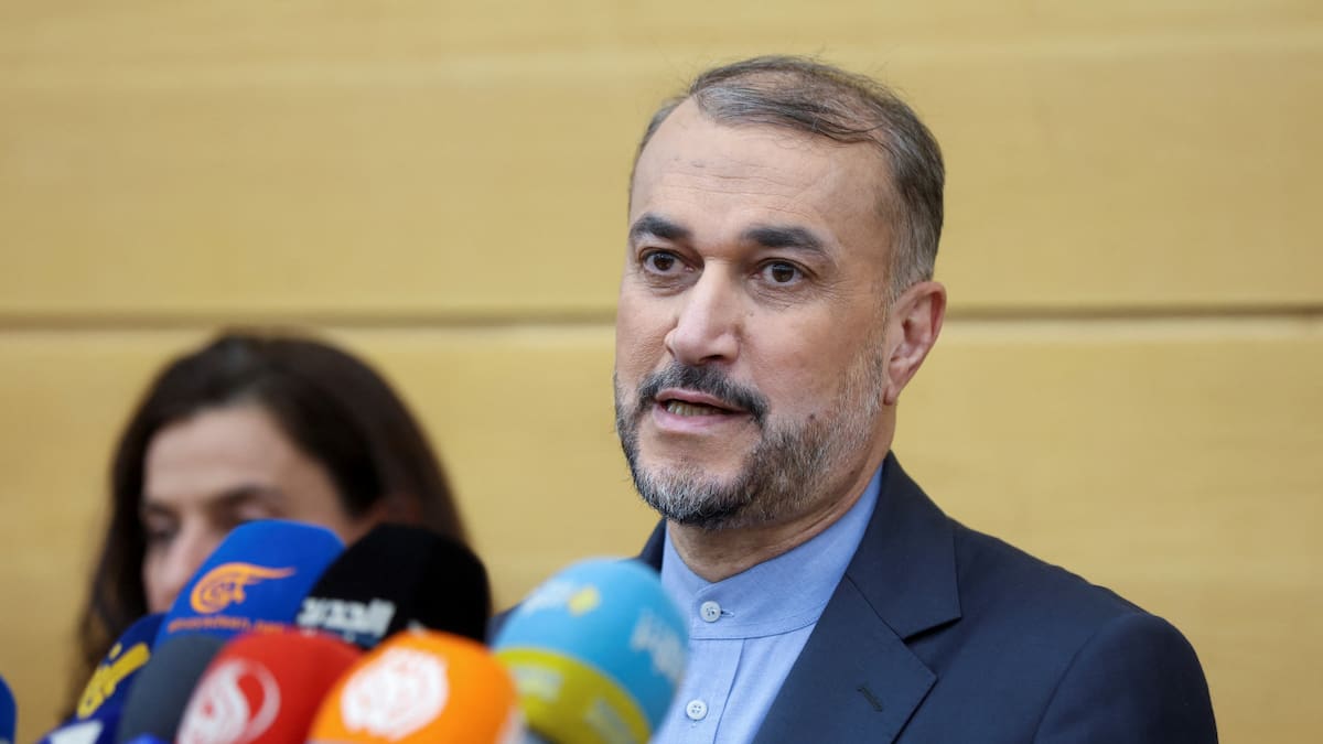 Abdolahian, ministro de Exteriores de Irán. Video: EFE.