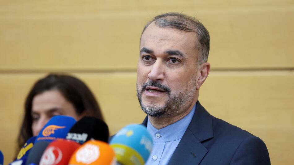 Abdolahian, ministro de Exteriores de Irán. Video: EFE.