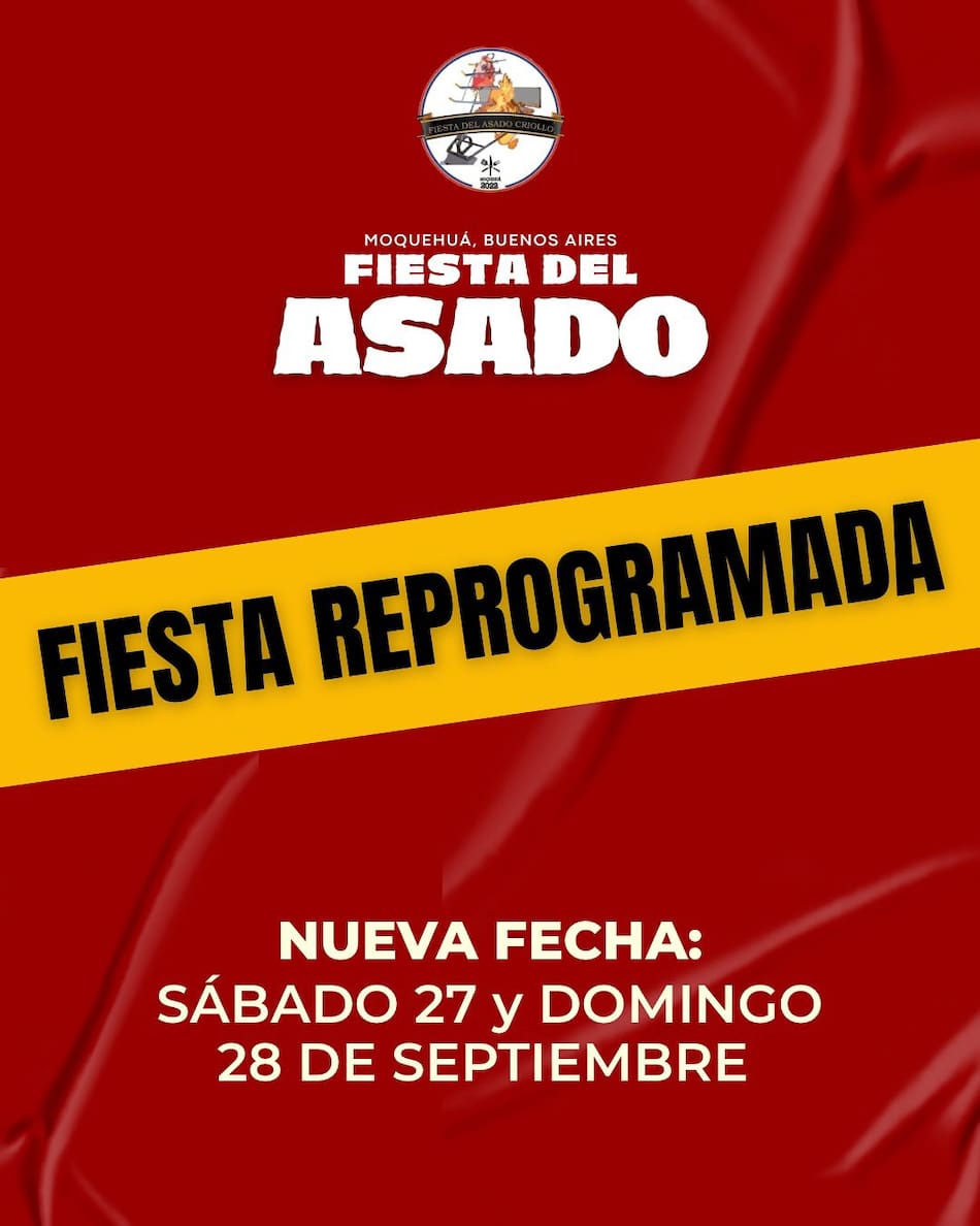 Fiesta del Asado Criollo en Chivilcoy se reprograma.