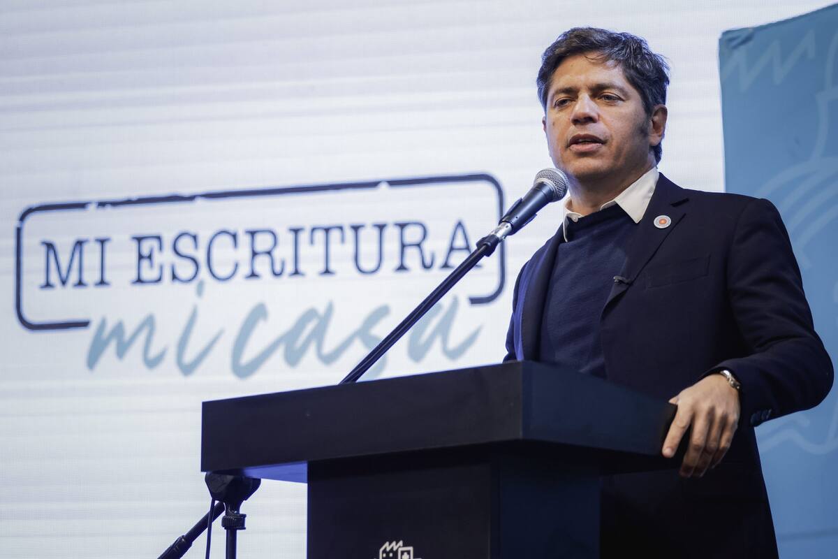 Axel Kicillof, gobernador de Buenos Aires.