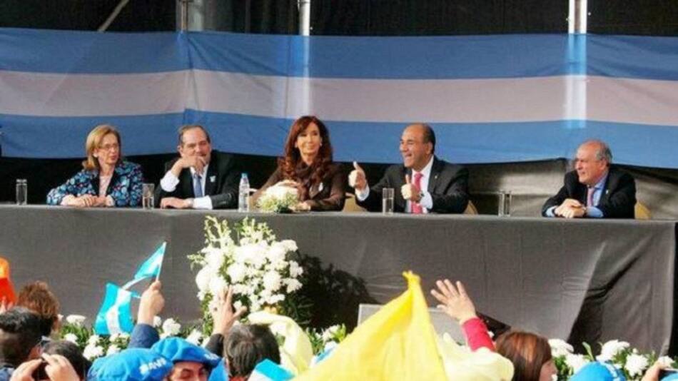 Alperovich, Cristina Kirchner y José López