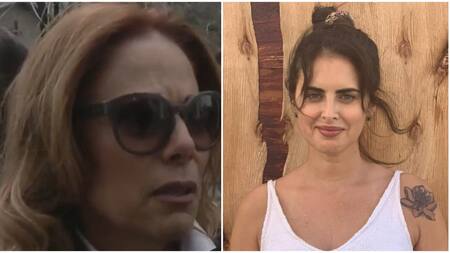 La tristeza de Iliana Calabró tras despedir a Silvina Luna. Fotos: captura América - Instagram.