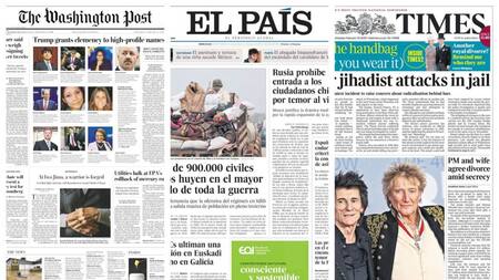 Tapas de diarios miércoles 19 de febrero de 2020