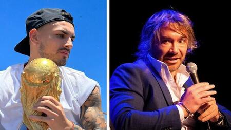 Leandro Paredes y Diego Lugano. Foto: Capturas de pantalla.