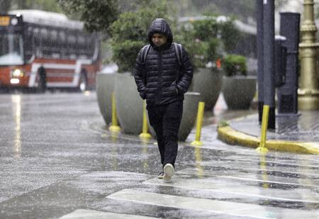 Lluvias en Buenos Aires. Foto: NA/Daniel Vides