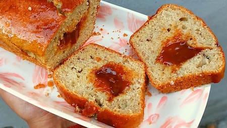 Budín con dulce de leche. Foto: YouTube